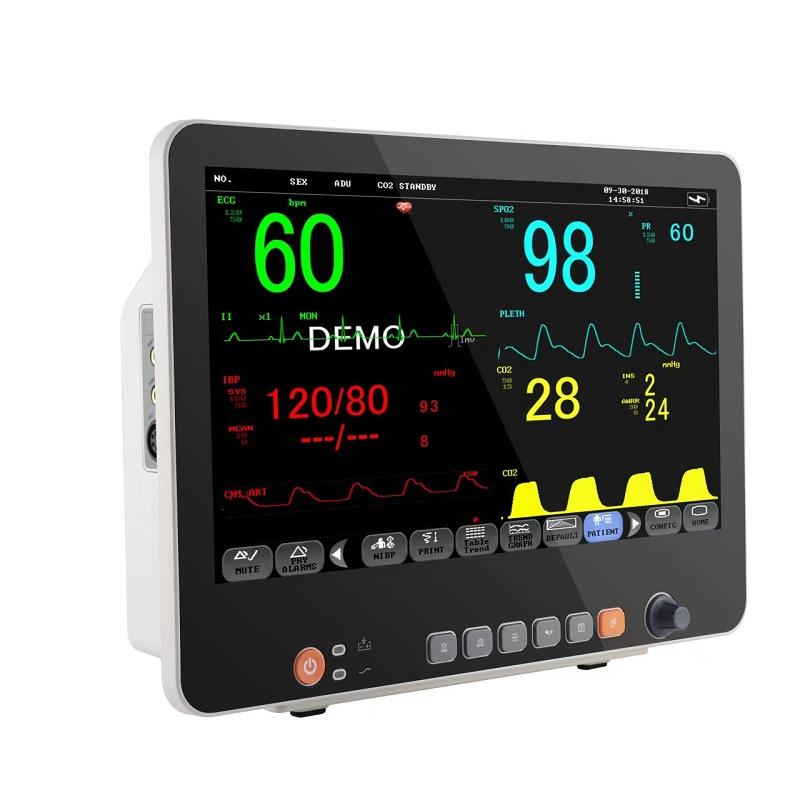195-High Quality Portable Multi-Parameter Patient Monitor ICU Machine Vital Signs Display Metal Examinat.jpg